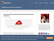 Tablet Screenshot of evive.pl